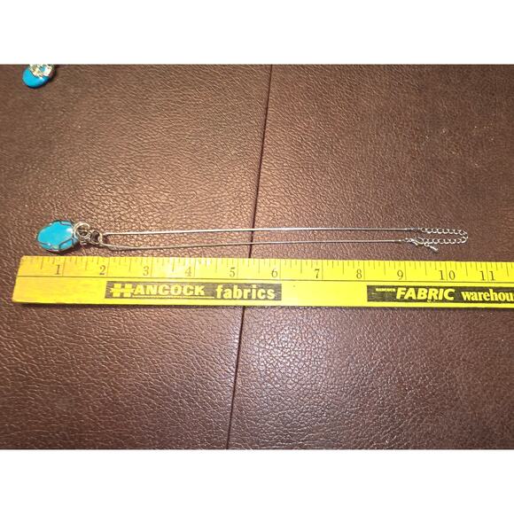 Set of 4 Hand beaded Necklaces-2 and Bracelets-2 Measurements in Pic - Picture 4 of 8